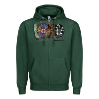 Sports Green trust in the lord with all your heart Zipper Hoodie - SublimationCraftShop