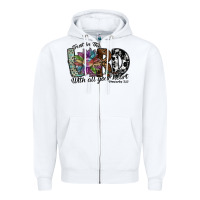 White trust in the lord with all your heart Zipper Hoodie - SublimationCraftShop