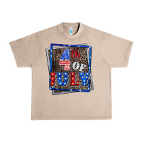 French Oak 4th of july Urban Heavy Tee - CowGirlArtShop
