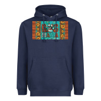 Navy dog mama license plate Heavyweight Hoodie - Artiststas
