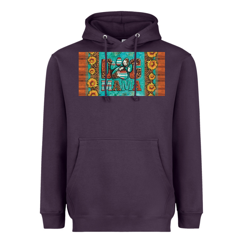 Dog Mama License Plate Heavyweight Hoodie by Artiststas | Teevron