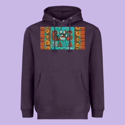 Dog Mama License Plate Heavyweight Hoodie Designed By Artiststas