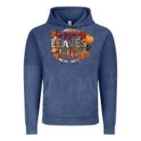 Vintage Denim leaves and lattes Vintage Hoodie - CowGirlArtShop