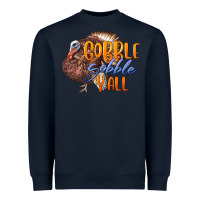 Navy Fall Gobble Gobble Y'all Heavyweight Sweatshirt - LillyAllenDesigns