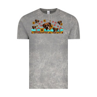 Cloud Rock western boxer dogs Vintage Tee - Jasminsmagicworld