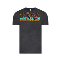 Vintage Black western boxer dogs Vintage Tee - Jasminsmagicworld