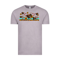 Vintage Zinc western boxer dogs Vintage Tee - Jasminsmagicworld