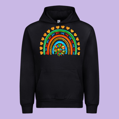 Autism Heart Ribbon Rainbow Urban Hoodie Designed By Adodesignshop