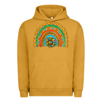Pigment Peanut Butter autism heart ribbon rainbow Urban Hoodie - AdoDesignShop