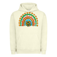 Pigment Pistachio autism heart ribbon rainbow Urban Hoodie - AdoDesignShop