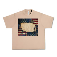 Burro American flag add your text Urban Heavy Tee - CowGirlArtShop