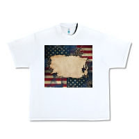 White American flag add your text Urban Heavy Tee - CowGirlArtShop