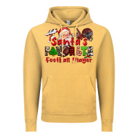 Vintage Mustard santas favorite  football player Vintage Hoodie - CowGirlArtShop