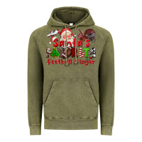 Vintage Olive santas favorite  football player Vintage Hoodie - CowGirlArtShop