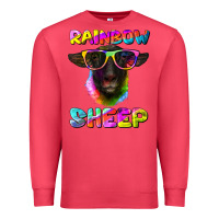 Cardinal rainbow sheep suffolk sheep Premium Sweatshirt - Artiststas