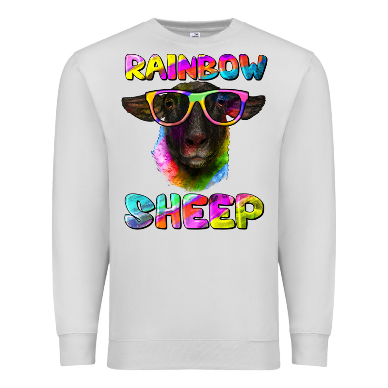 Rainbow Sheep Suffolk Sheep Premium Sweatshirt by Artiststas | Teevron