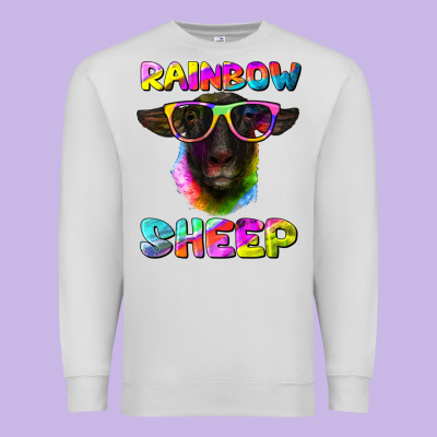 Rainbow Sheep Suffolk Sheep Premium Sweatshirt Designed By Artiststas