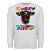Dove Grey rainbow sheep suffolk sheep Premium Sweatshirt - Artiststas