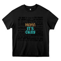Black mama it s okay Heavy Core Tee - Artiststas