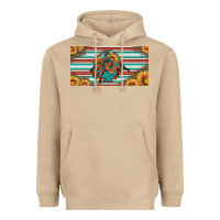 Mushroom bucking bronco aztec shape license plate Heavyweight Hoodie - Artiststas