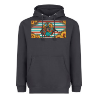 Smoke bucking bronco aztec shape license plate Heavyweight Hoodie - Artiststas