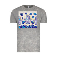 Cloud Rock evil eyes with white wooden pattern Vintage Tee - TumblerDesignByShophia