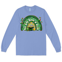 Colony Blue St. Patrick's rainbow Long Sleeve Tee - CowGirlArtShop