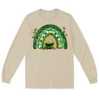 Mushroom St. Patrick's rainbow Long Sleeve Tee - CowGirlArtShop