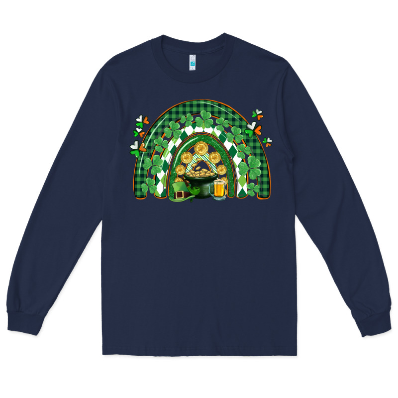 St. Patrick's Rainbow Long Sleeve Tee by CowGirlArtShop | Teevron