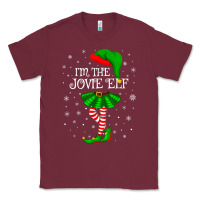 Burgundy matching family group i'm the jovie elf christmas t shirt Classic Tee - minhPixels