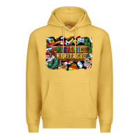 Antique Gold hispanic heritage flags Premium Hoodie - BundleAndBundleShop