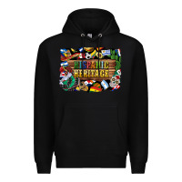 Black hispanic heritage flags Premium Hoodie - BundleAndBundleShop
