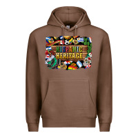 Chestnut hispanic heritage flags Premium Hoodie - BundleAndBundleShop