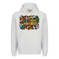 Dove Grey hispanic heritage flags Premium Hoodie - BundleAndBundleShop