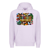 Lilac hispanic heritage flags Premium Hoodie - BundleAndBundleShop