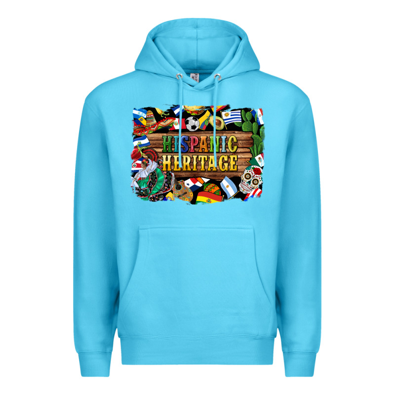 Hispanic Heritage Flags Premium Hoodie by BundleAndBundleShop | Teevron