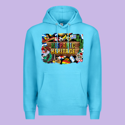 Hispanic Heritage Flags Premium Hoodie Designed By Bundleandbundleshop