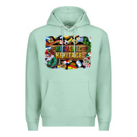 Seafoam hispanic heritage flags Premium Hoodie - BundleAndBundleShop