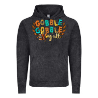 Vintage Black gobble gobble yall Vintage Hoodie - CowGirlArtShop