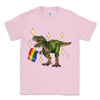 Bubblegum Pink lgbtq+  t rex Classic Tee - Artiststas