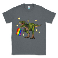 Charcoal Heather lgbtq+  t rex Classic Tee - Artiststas