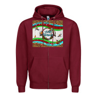 Burgundy winter blessings leopard Zipper Hoodie - LillyAllenDesigns
