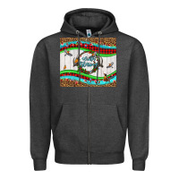 Winter Blessings Leopard Zipper Hoodie | Teevron
