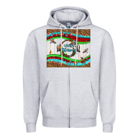 Heather Grey winter blessings leopard Zipper Hoodie - LillyAllenDesigns