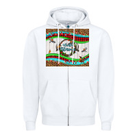 White winter blessings leopard Zipper Hoodie - LillyAllenDesigns