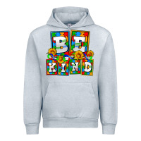 Heather Grey bee kind autism Urban Hoodie - AdoDesignShop