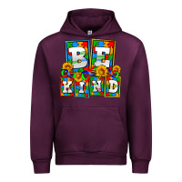 Mauve Wine bee kind autism Urban Hoodie - AdoDesignShop