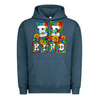 Pigment Midnight Navy bee kind autism Urban Hoodie - AdoDesignShop