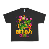 Pigment Black 4th birthday girl t rex pink Urban Heavy Tee - CowGirlArtShop