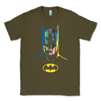 Army Green B.At.Man 80 Years Many Faces Classic Tee - minhPixels